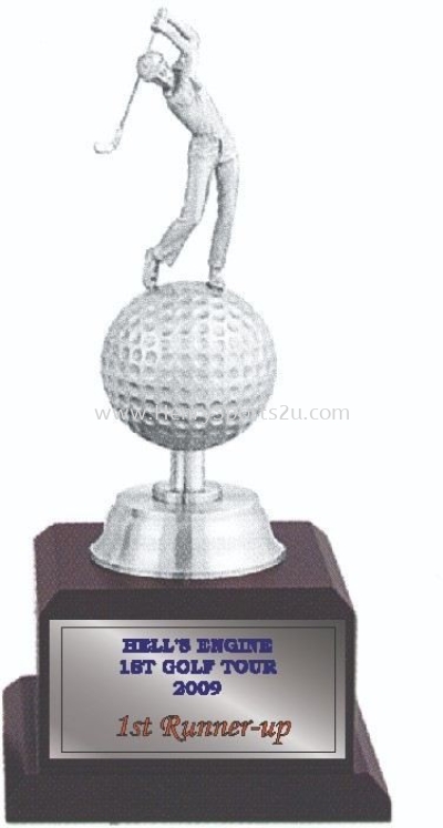 APA7027 Pewter Trophy_Golf