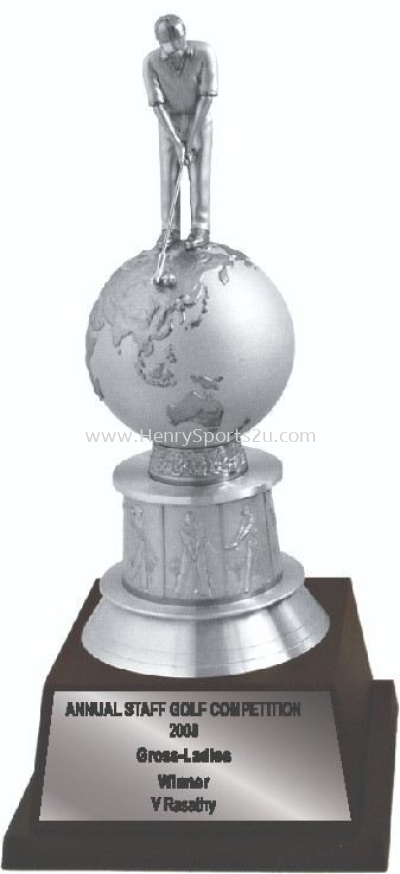 APA7040 Pewter Trophy_Golf