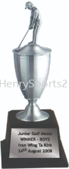 APA7045 Pewter Trophy_Golf Pewter Trophy Pewter Series Award Trophy, Medal & Plaque