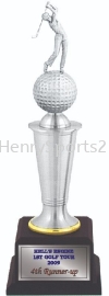 APA7036 Pewter Trophy_Golf Pewter Trophy Pewter Series Award Trophy, Medal & Plaque