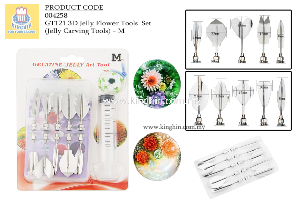 3D Jelly Flower Tools Set - M