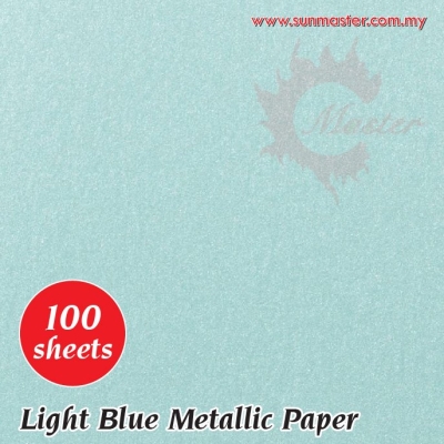 Metallic Paper - Light Blue