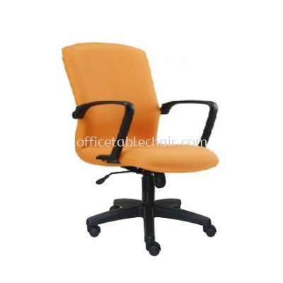 FIGHTER STANDARD LOW BACK FABRIC CHAIR WITH POLYPROPYLENE BASE