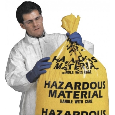 HAZARDOUS MATERIAL DISPOSAL BAG