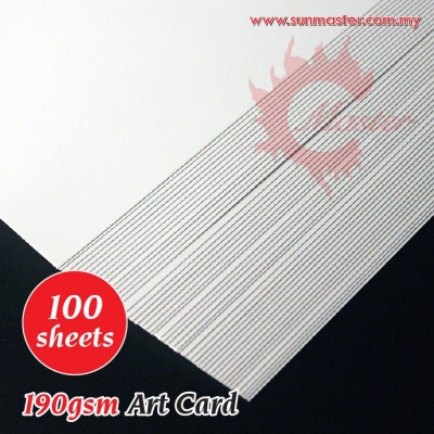 A4 190gsm Art Card (100s) 