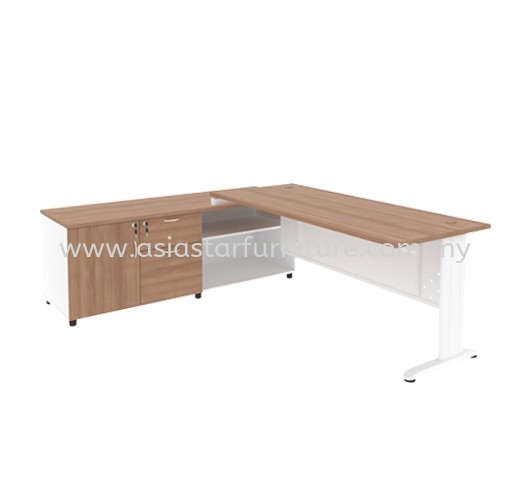 JOY DIRECTOR OFFICE TABLEDESK & SIDE CABINE - Near Me Director Office Table | Director Office Table Bukit Damansara | Director Office Table Bangsar | Director Office Table KL Eco City