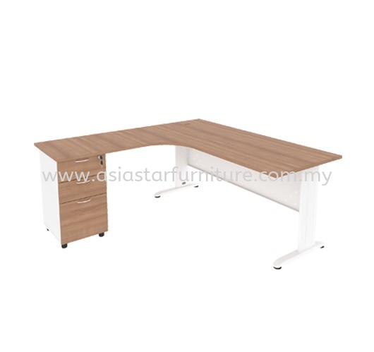 JOY L-SHAPE WRITING OFFICE TABLE/DESK - L-Shape Office Table Tropicana | L-Shape Office Table Glenmarie Shah Alam | L-Shape Office Table Chan Sow Lin | L-Shape Office Table Shamelin