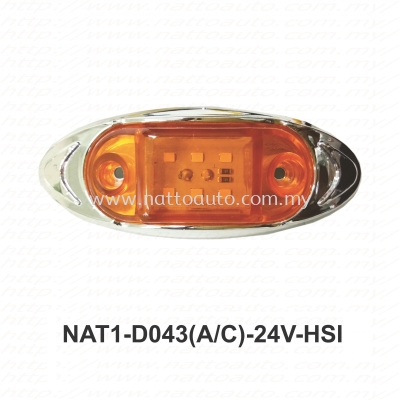 12V/24V Truck Bus LED Side Marker Lamp D043 AMBER