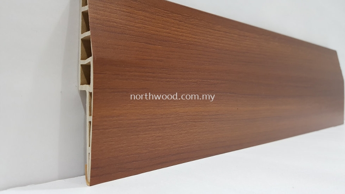 PVC Skirting 100mmH Walnut