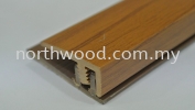 End (For 8mm panel) Teak Profiles Flooring Accessories