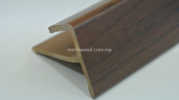 Nosing - F Type (For 8mm panel) Mahogany