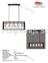 HANGING 853-5 Dining Pendant Indoor Pendant Light  Pendant Light