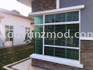 Flat Bar Window Grille Mild Steel Grille