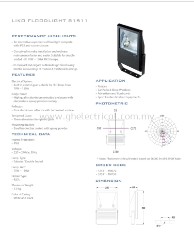 Liko HiD Floodlight 