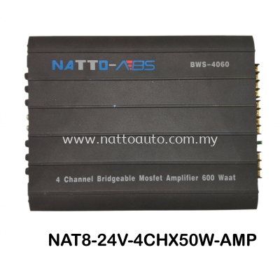 AMPLIFIER NATTO ABS 24V 4CHANNEL