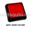 RED LED TAIL LAMP 203 BUS TRUCK LORRY LED LAMP SQUARE LED LAMP Tail Lamp Lighting