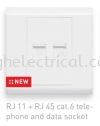 Balanko tel and cat6 socket Legrand Balanko  Switches 