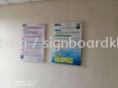 Acrylic poster frame supply signage design Bingkai Poster Akrilik