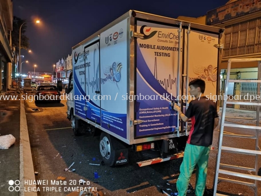 Truck lorry sticker warping in klang / Kuala Lumpur