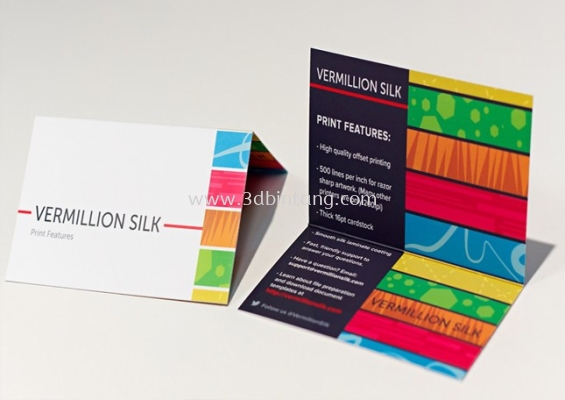 Folded Business Card