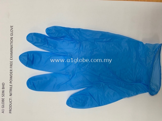 NITRILE BLUE EXAMINATION GLOVE