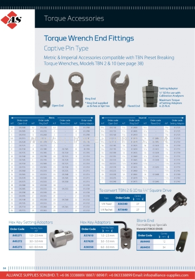 GEDORE Torque Accessories