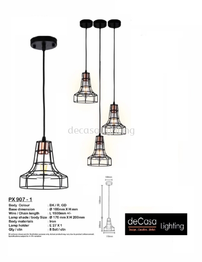 Loft Style Pendant Light