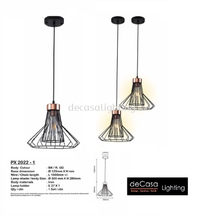 Loft Style Pendant Light