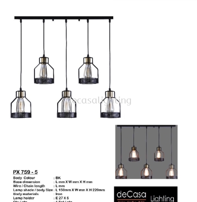 Loft Style Pendant Light