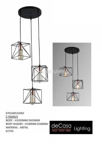 Loft Retro Pendant Light