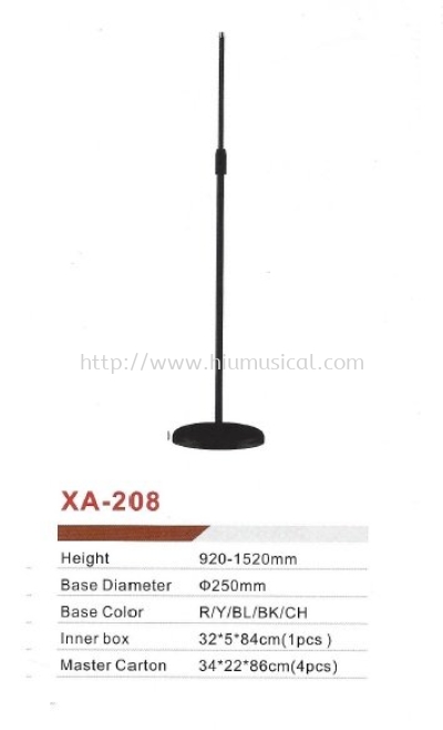 XA-208 Microphone Stand