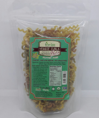 BL-VEGGIE CURLS*QUINOA PASTA-ORGANIC