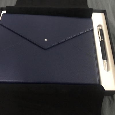 Brand New Mont Blanc Augmented Paper and Ball Pen Set