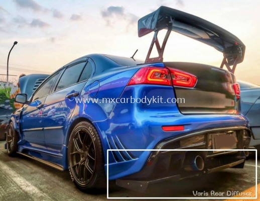 MITSUBISHI EVO X VARIS STYLE REAR DIFFUSER