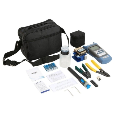 Fiber Optic FTTH Tool Kit with FC-6S Fiber Cleaver and Optical Power Meter 