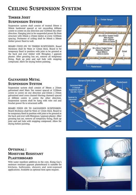 Ceiling Suspension