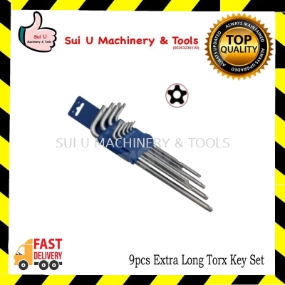 9pcs Extra Long Torx Key Set