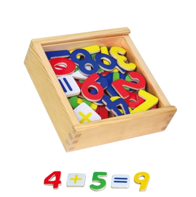 VG50325 Wooden Magnetic Numbers (37 pcs)