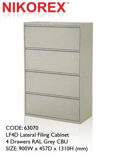 750103 - 4 DRAWERS FILING CABINET (LF4D) 3'L