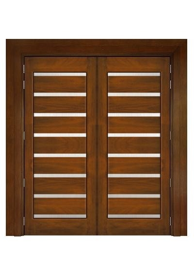 Wooden Main Door : USA-18 Teak Color Double Leaf Solid Main Door Solid Wood Door & Wooden  Door Choose Sample / Pattern Chart