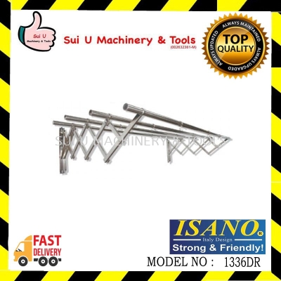 ISANO 1336DR Premium 6' x 3 Rods Stainless Steel Retractable Clothes Drying Rack