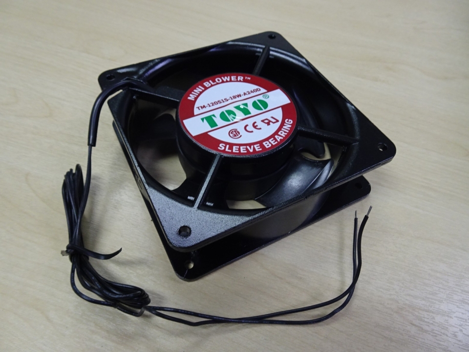 TOYO COOLING FAN TM-120S1S-18W-A240D 4" 220/240V VIDEO FAN