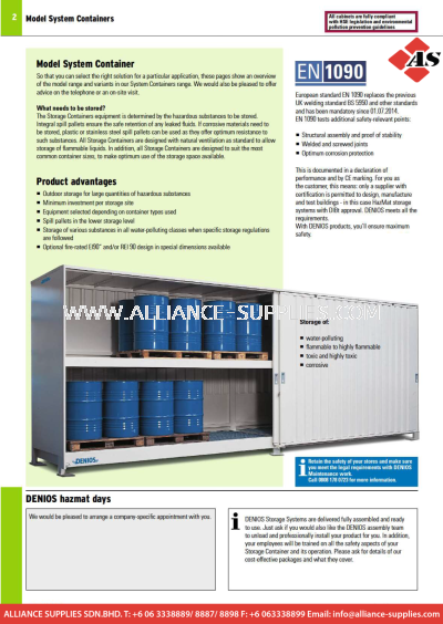 DENIOS Storage Containers Model - System Container