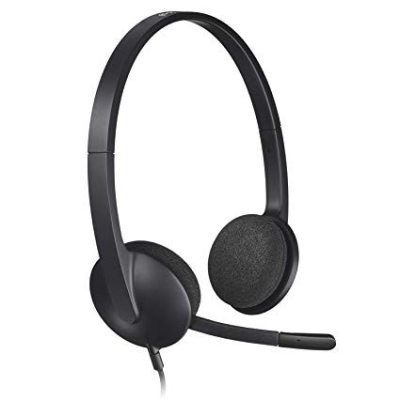 Logitech H340 Headset USB Black