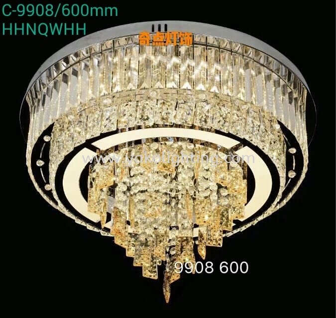 C9908/600MM CEILING CRYSTAL LAMP