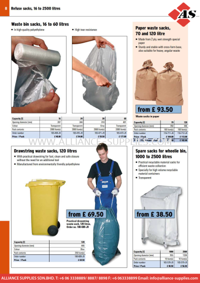 DENIOS Waste Sacks