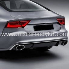 AUDI A7 TYPE 4G RS REAR DIFFUSER WITH EXHAUST TIP 