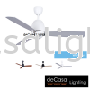 NSB OMEGA FAN WHITE SILVER NSB CEILING FAN / KIPAS SILING