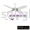 NSB ETERNITY FAN WHITE NSB CEILING FAN / KIPAS SILING