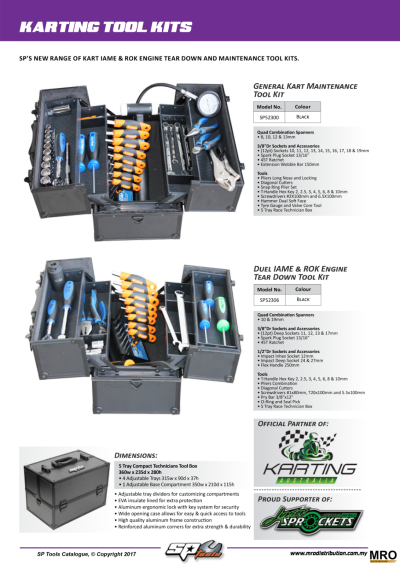 Karting Tool Kits